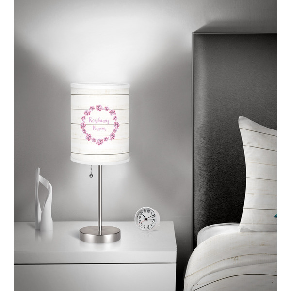 Farm House 7 inch drum lamp shade - in room