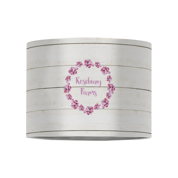 Farm House 8" Drum Lampshade - FRONT (Fabric)