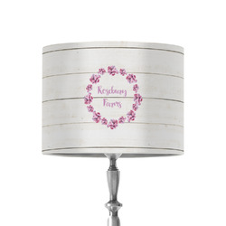 Farm House 8" Drum Lamp Shade - Fabric (Personalized)