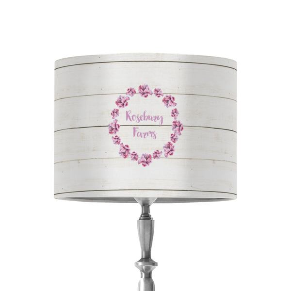 Custom Farm House 8" Drum Lamp Shade - Fabric (Personalized)