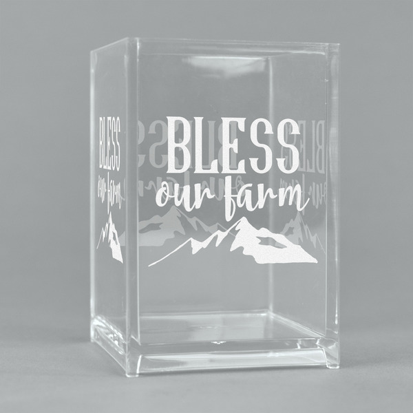Custom Farm House Acrylic Pen Holder