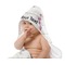 Farm House Baby Hooded Towel on Child
