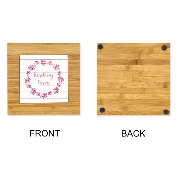 Farm House Bamboo Trivet with 6" Tile - APPROVAL