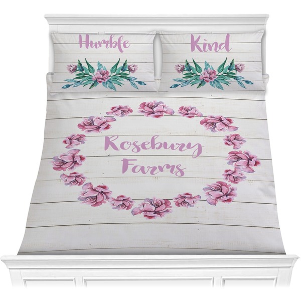 Custom Farm House Comforter Set - Full / Queen (Personalized)
