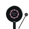 Farm House 5.5" Round Plastic Stir Sticks - Black - Double Sided (Personalized)