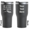 Farm House Black RTIC Tumbler - Front and Back