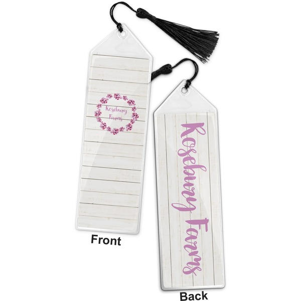 Farm House Bookmark with tassel - Front and Back