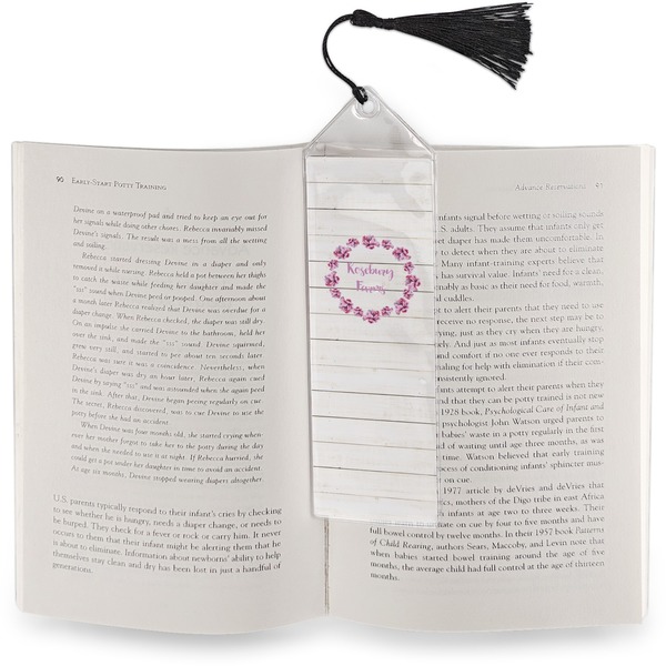 Farm House Bookmark with tassel - In book