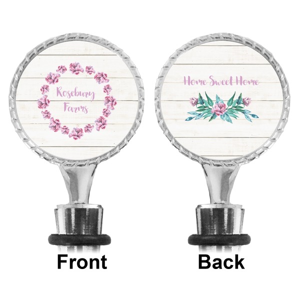 Farm House Bottle Stopper - Front and Back
