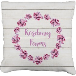 Farm House Faux-Linen Throw Pillow 20" (Personalized)