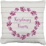 Farm House Faux-Linen Throw Pillow 26" (Personalized)