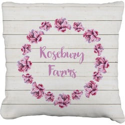 Farm House Faux-Linen Throw Pillow 26" (Personalized)