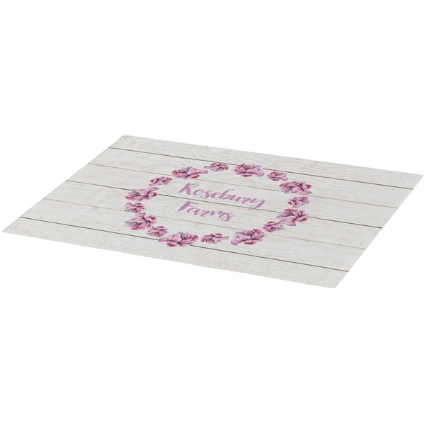 Farm House Burlap Placemat (Angle View)