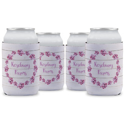 Farm House Can Cooler (12 oz) - Set of 4 w/ Name or Text