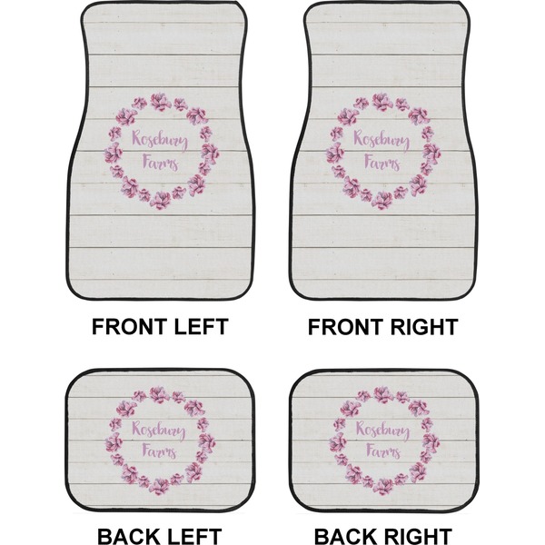 Farm House Car Floor Mats Set (2F + 2B)