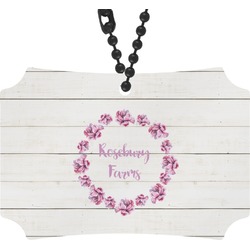 Farm House Rear View Mirror Ornament (Personalized)