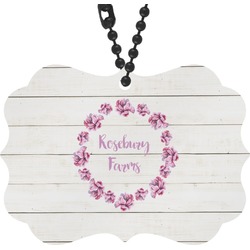 Farm House Rear View Mirror Charm (Personalized)