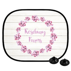 Farm House Car Side Window Sun Shade (Personalized)