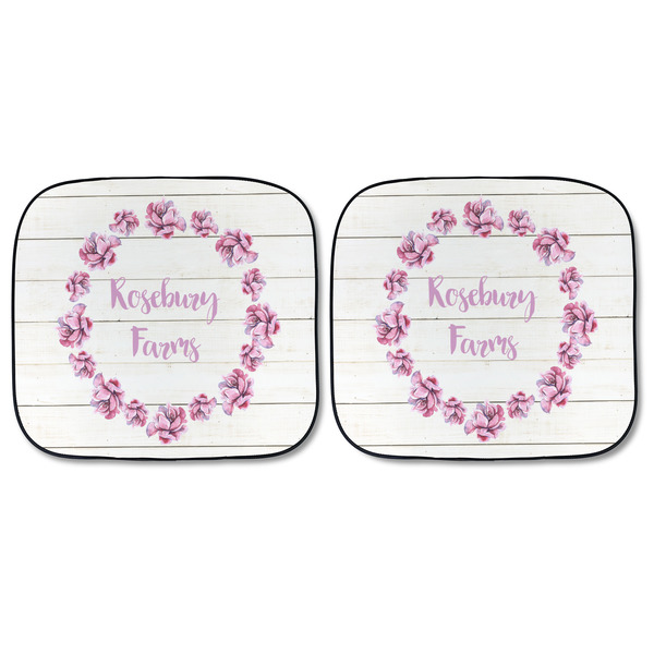 Farm House Car Sun Shades - FRONT