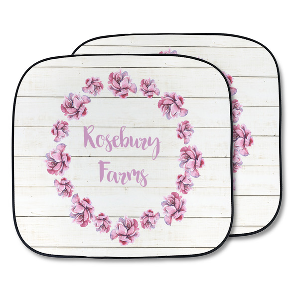 Custom Farm House Car Sun Shade - Two Piece (Personalized)