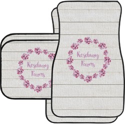 Farm House Car Floor Mats Set - 2 Front & 2 Back (Personalized)
