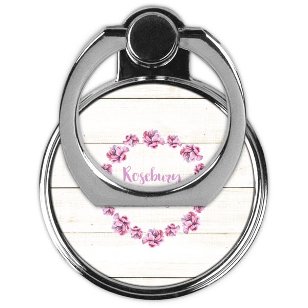 Farm House Cell Phone Ring Stand & Holder - Front (Collapsed)