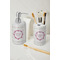 Farm House Ceramic Bathroom Accessories - LIFESTYLE (toothbrush holder & soap dispenser)