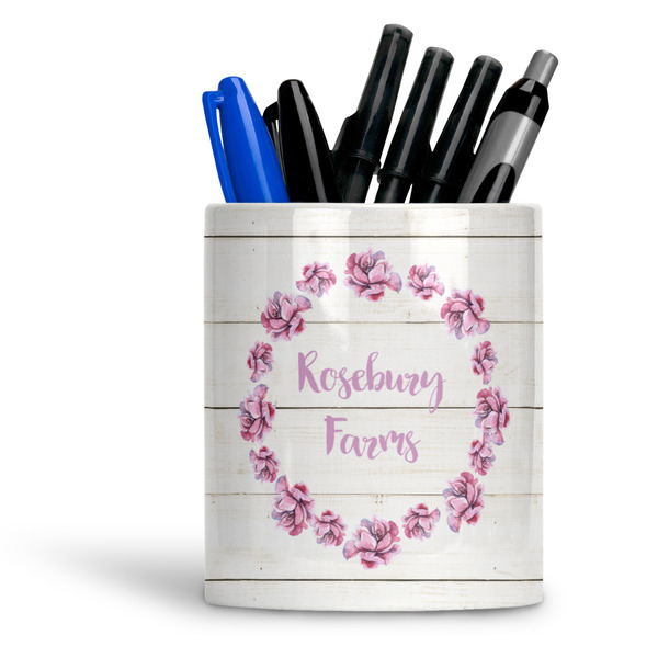 Custom Farm House Ceramic Pen Holder