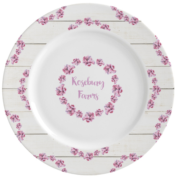 Custom Farm House Ceramic Dinner Plates (Set of 4) (Personalized)