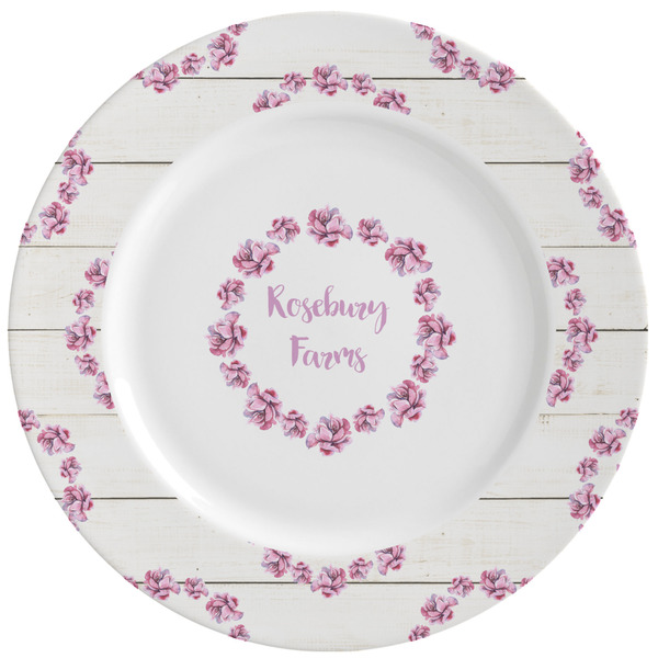 Custom Farm House Ceramic Dinner Plates (Set of 4) (Personalized)