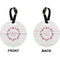 Farm House Circle Luggage Tag (Front + Back)