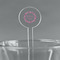 Farm House 5.5" Round Plastic Stir Sticks - Clear (Personalized)