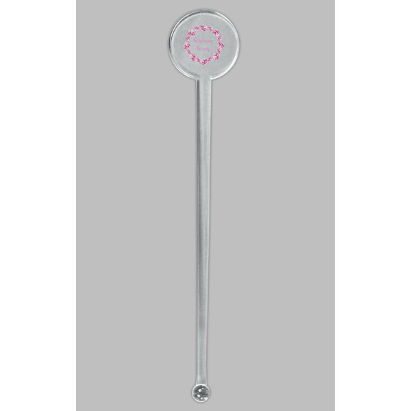 Farm House Clear Plastic 7" Stir Stick - Round - Single Stick