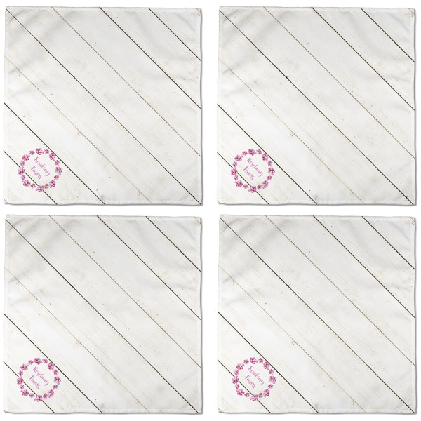 Farm House Cloth Napkins - Personalized Dinner (APPROVAL) Set of 4