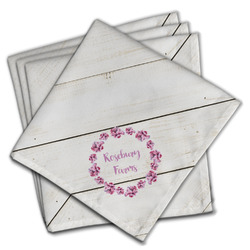 Farm House Cloth Napkins (Set of 4) (Personalized)