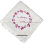 Farm House Cloth Cocktail Napkin - Single w/ Name or Text