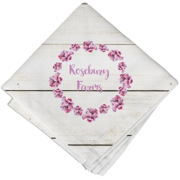 Farm House Cloth Napkins - Personalized Lunch (Folded Four Corners)
