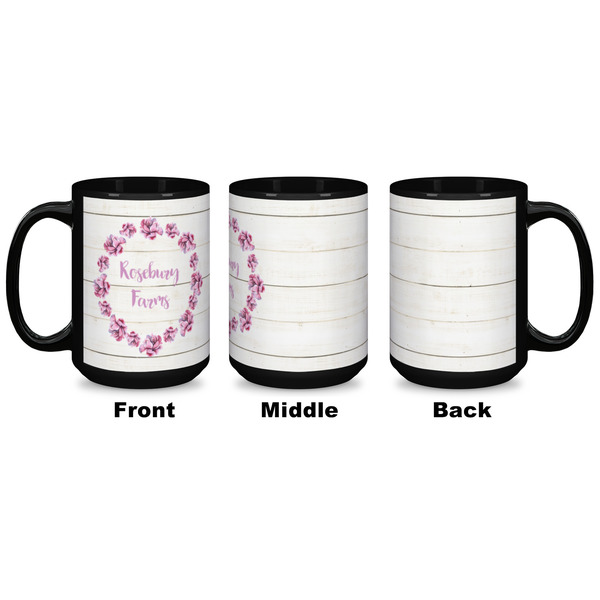 Farm House Coffee Mug - 15 oz - Black APPROVAL