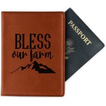 Farm House Passport Holder - Faux Leather