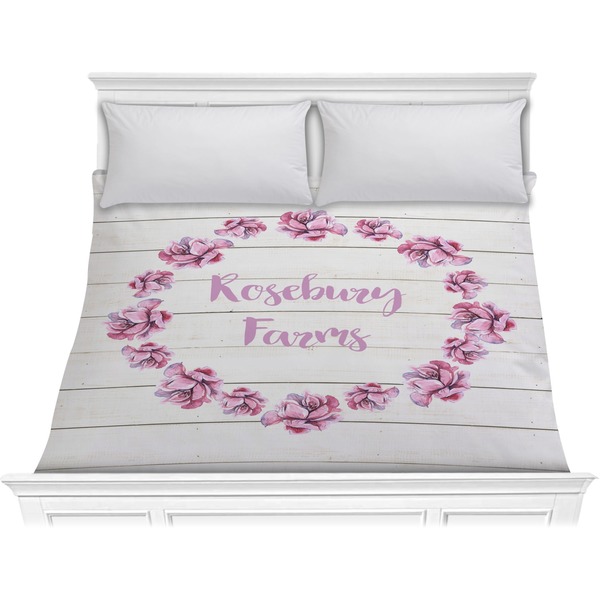 Custom Farm House Comforter - King (Personalized)