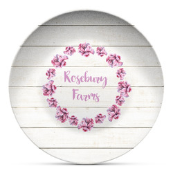 Farm House Microwave Safe Plastic Plate - Composite Polymer (Personalized)