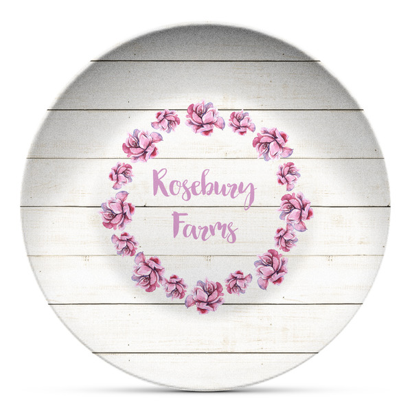 Custom Farm House Microwave Safe Plastic Plate - Composite Polymer (Personalized)