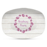 Farm House Plastic Platter - Microwave & Oven Safe Composite Polymer (Personalized)