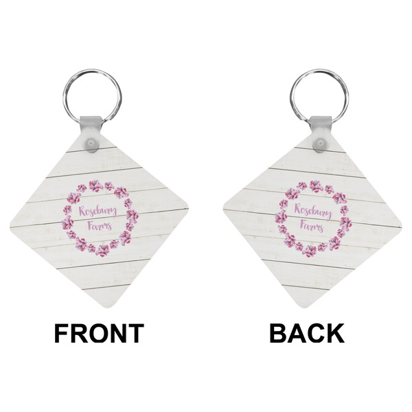 Farm House Diamond Keychain (Front + Back)