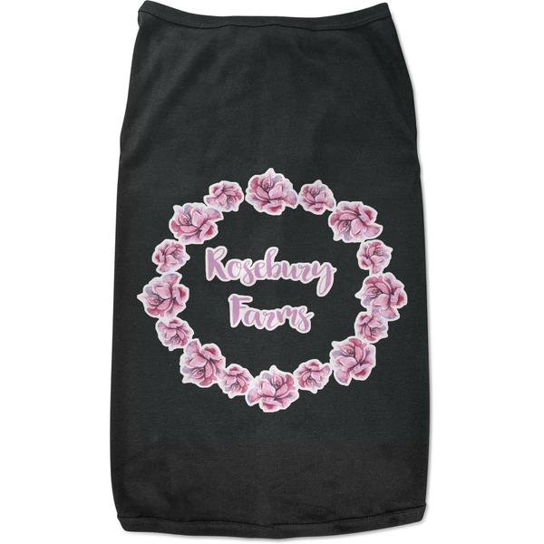 Custom Farm House Black Pet Shirt - M (Personalized)