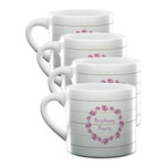 Farm House Double Shot Espresso Cups - Set of 4 (Personalized)