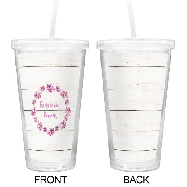 Farm House Double Wall Tumbler with Straw - Approval