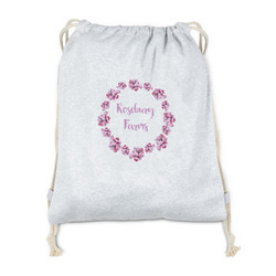 Farm House Drawstring Backpack - Sweatshirt Fleece - Double Sided (Personalized)