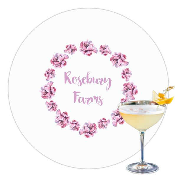 Custom Farm House Printed Drink Topper - 3.5" (Personalized)