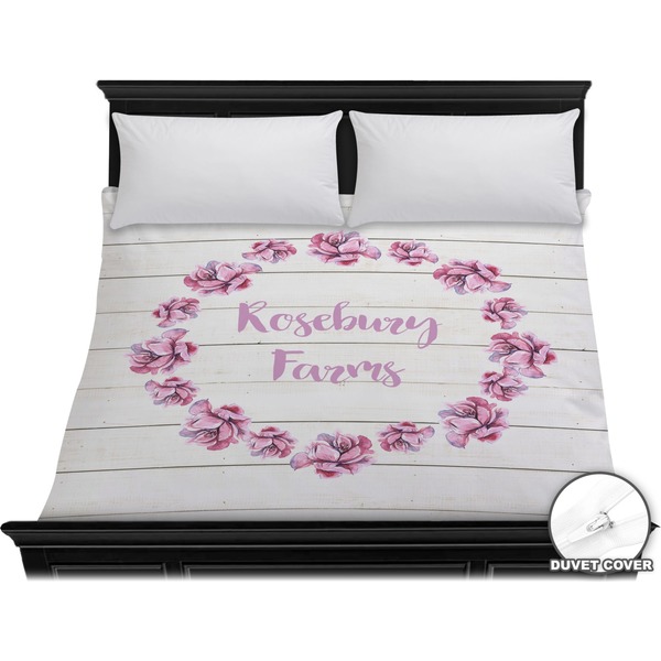 Custom Farm House Duvet Cover - King (Personalized)